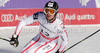Second placed Hannes Reichelt of Austria reacts in finish of Men Super-G race of FIS alpine skiing World Championships in Garmisch-Partenkirchen, Germany. Super-G race of Men Super-G race of FIS alpine skiing World Championships, was held on Wednesday, 9th of February 2011, in Garmisch-Partenkirchen, Germany.
