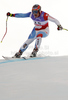 Didier Cuche of Switzerland skiing in training run for Men downhill race of FIS alpine skiing World Championships in Garmisch-Partenkirchen, Germany. Training run for men downhill race of Men Super-G race of FIS alpine skiing World Championships, was held on Thursday, 10th of February 2011, in Garmisch-Partenkirchen, Germany.
