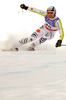 Andreas Sander of Germany skiing in training run for Men downhill race of FIS alpine skiing World Championships in Garmisch-Partenkirchen, Germany. Training run for men downhill race of Men Super-G race of FIS alpine skiing World Championships, was held on Thursday, 10th of February 2011, in Garmisch-Partenkirchen, Germany.
