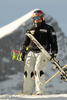 Didier Cuche of Switzerland before the start of training of Mens Downhill race of FIS alpine skiing World Championships in Garmisch-Partenkirchen, Germany. Training of Mens Downhill race of FIS alpine skiing World Championships, was held on Thursday, 10th of February 2011, in Garmisch-Partenkirchen, Germany.
