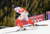 Andreas Romar of Finland before the start of training of Mens Downhill race of FIS alpine skiing World Championships in Garmisch-Partenkirchen, Germany. Training of Mens Downhill race of FIS alpine skiing World Championships, was held on Thursday, 10th of February 2011, in Garmisch-Partenkirchen, Germany.
