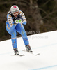 Anja Paerson of Sweden skiing in downhill part of Women super combined race of FIS alpine skiing World Championships in Garmisch-Partenkirchen, Germany. Super combined race of Women FIS alpine skiing World Championships, was held on Friday, 11th of February 2011, in Garmisch-Partenkirchen, Germany.
