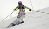 Maria Riesch of Germany skiing in slalom part of Women super combined race of FIS alpine skiing World Championships in Garmisch-Partenkirchen, Germany. Super combined race of Women FIS alpine skiing World Championships, was held on Friday, 11th of February 2011, in Garmisch-Partenkirchen, Germany.
