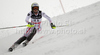 Winner Anna Fenninger of Austria skiing in slalom part of Women super combined race of FIS alpine skiing World Championships in Garmisch-Partenkirchen, Germany. Super combined race of Women FIS alpine skiing World Championships, was held on Friday, 11th of February 2011, in Garmisch-Partenkirchen, Germany.
