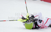 Anna Fenninger of Austria reacts in the finish of second run of Ladies Super Combined race of FIS alpine skiing World Championships in Garmisch-Partenkirchen, Germany. Ladies Super Combined race of FIS alpine skiing World Championships, was held on Friday, 11th of February 2011, in Garmisch-Partenkirchen, Germany.
