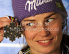 Second placed Tina Maze of Slovenia celebrates her medal won in Women super combined race of FIS alpine skiing World Championships in Garmisch-Partenkirchen, Germany. Super combined race of Women FIS alpine skiing World Championships, was held on Friday, 11th of February 2011, in Garmisch-Partenkirchen, Germany.
