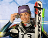 Second placed Tina Maze of Slovenia celebrates her medal won in Women super combined race of FIS alpine skiing World Championships in Garmisch-Partenkirchen, Germany. Super combined race of Women FIS alpine skiing World Championships, was held on Friday, 11th of February 2011, in Garmisch-Partenkirchen, Germany.
