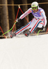 Eight placed Johan Clarey of France skiing in men downhill race of FIS alpine skiing World Championships in Garmisch-Partenkirchen, Germany. Men downhill race of FIS alpine skiing World Championships, was held on Saturday, 12th of February 2011, in Garmisch-Partenkirchen, Germany.
