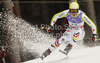 Tobias Stechert of Germany skiing in men downhill race of FIS alpine skiing World Championships in Garmisch-Partenkirchen, Germany. Men downhill race of FIS alpine skiing World Championships, was held on Saturday, 12th of February 2011, in Garmisch-Partenkirchen, Germany.
