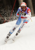 Ninth placed Beat Feuz of Switzerland skiing in men downhill race of FIS alpine skiing World Championships in Garmisch-Partenkirchen, Germany. Men downhill race of FIS alpine skiing World Championships, was held on Saturday, 12th of February 2011, in Garmisch-Partenkirchen, Germany.
