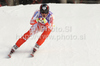 Andreas Romar of Finland skiing in men downhill race of FIS alpine skiing World Championships in Garmisch-Partenkirchen, Germany. Men downhill race of FIS alpine skiing World Championships, was held on Saturday, 12th of February 2011, in Garmisch-Partenkirchen, Germany.
