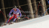 TJ Baldwin of Great Britain skiing in men downhill race of FIS alpine skiing World Championships in Garmisch-Partenkirchen, Germany. Men downhill race of FIS alpine skiing World Championships, was held on Saturday, 12th of February 2011, in Garmisch-Partenkirchen, Germany.
