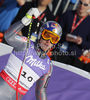 Erik Guay of Canada reacts in the finish of Mens Downhill race of FIS alpine skiing World Championships in Garmisch-Partenkirchen, Germany. Mens Downhill race of FIS alpine skiing World Championships, was held on Saturday, 12th of February 2011, in Garmisch-Partenkirchen, Germany.
