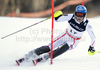 Fourth placed Benjamin Raich of Austria skiing in slalom of men super combined race of FIS alpine skiing World Championships in Garmisch-Partenkirchen, Germany. Men super combined race of FIS alpine skiing World Championships, was held on Monday, 14th of February 2011, in Garmisch-Partenkirchen, Germany.
