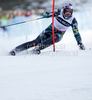 Winner Aksel Lund Svindal of Norway skiing in slalom of men super combined race of FIS alpine skiing World Championships in Garmisch-Partenkirchen, Germany. Men super combined race of FIS alpine skiing World Championships, was held on Monday, 14th of February 2011, in Garmisch-Partenkirchen, Germany.
