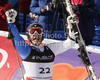 Second placed Christof Innerhofer of Italy reacts in finish of slalom of men super combined race of FIS alpine skiing World Championships in Garmisch-Partenkirchen, Germany. Men super combined race of FIS alpine skiing World Championships, was held on Monday, 14th of February 2011, in Garmisch-Partenkirchen, Germany.
