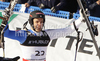 Second placed Christof Innerhofer of Italy reacts in finish of slalom of men super combined race of FIS alpine skiing World Championships in Garmisch-Partenkirchen, Germany. Men super combined race of FIS alpine skiing World Championships, was held on Monday, 14th of February 2011, in Garmisch-Partenkirchen, Germany.

