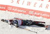 Winner Aksel Lund Svindal of Norway reacts in finish of slalom of men super combined race of FIS alpine skiing World Championships in Garmisch-Partenkirchen, Germany. Men super combined race of FIS alpine skiing World Championships, was held on Monday, 14th of February 2011, in Garmisch-Partenkirchen, Germany.
