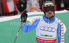 Hans Olsson of Sweden reacts in finish of team race of FIS alpine skiing World Championships in Garmisch-Partenkirchen, Germany. Team race of FIS alpine skiing World Championships, was held on Wednesday, 16th of February 2011, in Garmisch-Partenkirchen, Germany.
