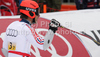 Gauthier De Tessiers of France reacts in finish of team race of FIS alpine skiing World Championships in Garmisch-Partenkirchen, Germany. Team race of FIS alpine skiing World Championships, was held on Wednesday, 16th of February 2011, in Garmisch-Partenkirchen, Germany.
