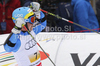 Matts Olsson of Sweden reacts in finish of team race of FIS alpine skiing World Championships in Garmisch-Partenkirchen, Germany. Team race of FIS alpine skiing World Championships, was held on Wednesday, 16th of February 2011, in Garmisch-Partenkirchen, Germany.
