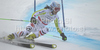 Kathrin Hoelzl of Germany skiing in first run of Women giant slalom race of FIS alpine skiing World Championships in Garmisch-Partenkirchen, Germany. Women giant slalom race of FIS alpine skiing World Championships, was held on Thursday, 17th of February 2011, in Garmisch-Partenkirchen, Germany.

