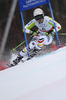Fifth placed Viktoria Rebensburg of Germany skiing in second run of Women giant slalom race of FIS alpine skiing World Championships in Garmisch-Partenkirchen, Germany. Women giant slalom race of FIS alpine skiing World Championships, was held on Thursday, 17th of February 2011, in Garmisch-Partenkirchen, Germany.

