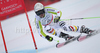Fifth placed Viktoria Rebensburg of Germany skiing in second run of Women giant slalom race of FIS alpine skiing World Championships in Garmisch-Partenkirchen, Germany. Women giant slalom race of FIS alpine skiing World Championships, was held on Thursday, 17th of February 2011, in Garmisch-Partenkirchen, Germany.
