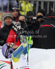 Winner Tina Maze of Slovenia reacts in finish of second run of Women giant slalom race of FIS alpine skiing World Championships in Garmisch-Partenkirchen, Germany. Women giant slalom race of FIS alpine skiing World Championships, was held on Thursday, 17th of February 2011, in Garmisch-Partenkirchen, Germany.
