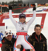 Third placed Tessa Worley of France celebrates her medal won in Women giant slalom race of FIS alpine skiing World Championships in Garmisch-Partenkirchen, Germany. Women giant slalom race of FIS alpine skiing World Championships, was held on Thursday, 17th of February 2011, in Garmisch-Partenkirchen, Germany.
