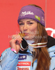 Winner Tina Maze of Slovenia celebrates her medal won in Women giant slalom race of FIS alpine skiing World Championships in Garmisch-Partenkirchen, Germany. Women giant slalom race of FIS alpine skiing World Championships, was held on Thursday, 17th of February 2011, in Garmisch-Partenkirchen, Germany.
