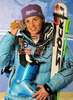 Winner Tina Maze of Slovenia celebrates her medal won in Women giant slalom race of FIS alpine skiing World Championships in Garmisch-Partenkirchen, Germany. Women giant slalom race of FIS alpine skiing World Championships, was held on Thursday, 17th of February 2011, in Garmisch-Partenkirchen, Germany.
