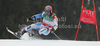 Didier Cuche of Switzerland skiing in second run of Men giant slalom race of FIS alpine skiing World Championships in Garmisch-Partenkirchen, Germany. Men giant slalom race of FIS alpine skiing World Championships, was held on Friday, 18th of February 2011, in Garmisch-Partenkirchen, Germany.
