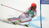 Cyprien Richard of France skiing in first run of Men giant slalom race of FIS alpine skiing World Championships in Garmisch-Partenkirchen, Germany. Men giant slalom race of FIS alpine skiing World Championships, was held on Friday, 18th of February 2011, in Garmisch-Partenkirchen, Germany.
