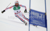 Gauthier De Tessieres of France skiing in first run of Men giant slalom race of FIS alpine skiing World Championships in Garmisch-Partenkirchen, Germany. Men giant slalom race of FIS alpine skiing World Championships, was held on Friday, 18th of February 2011, in Garmisch-Partenkirchen, Germany.
