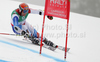 Didier Cuche of Switzerland skiing in first run of Men giant slalom race of FIS alpine skiing World Championships in Garmisch-Partenkirchen, Germany. Men giant slalom race of FIS alpine skiing World Championships, was held on Friday, 18th of February 2011, in Garmisch-Partenkirchen, Germany.
