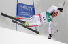 Thomas Fanara of France skiing in first run of Men giant slalom race of FIS alpine skiing World Championships in Garmisch-Partenkirchen, Germany. Men giant slalom race of FIS alpine skiing World Championships, was held on Friday, 18th of February 2011, in Garmisch-Partenkirchen, Germany.
