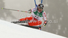 Andreas Romar of Finland skiing in first run of Men giant slalom race of FIS alpine skiing World Championships in Garmisch-Partenkirchen, Germany. Men giant slalom race of FIS alpine skiing World Championships, was held on Friday, 18th of February 2011, in Garmisch-Partenkirchen, Germany.
