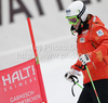 Samu Torsti of Finland on inspection of course before second run of Men giant slalom race of FIS alpine skiing World Championships in Garmisch-Partenkirchen, Germany. Men giant slalom race of FIS alpine skiing World Championships, was held on Friday, 18th of February 2011, in Garmisch-Partenkirchen, Germany.
