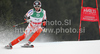 Andreas Romar of Finland skiing in second run of Men giant slalom race of FIS alpine skiing World Championships in Garmisch-Partenkirchen, Germany. Men giant slalom race of FIS alpine skiing World Championships, was held on Friday, 18th of February 2011, in Garmisch-Partenkirchen, Germany.
