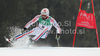 Gauthier De Tessieres of France skiing in second run of Men giant slalom race of FIS alpine skiing World Championships in Garmisch-Partenkirchen, Germany. Men giant slalom race of FIS alpine skiing World Championships, was held on Friday, 18th of February 2011, in Garmisch-Partenkirchen, Germany.
