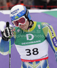Matic Skube of Slovenia reacts in finish of second run of Men giant slalom race of FIS alpine skiing World Championships in Garmisch-Partenkirchen, Germany. Men giant slalom race of FIS alpine skiing World Championships, was held on Friday, 18th of February 2011, in Garmisch-Partenkirchen, Germany.
