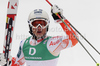 Marcus Sandell of Finland reacts in finish of second run of Men giant slalom race of FIS alpine skiing World Championships in Garmisch-Partenkirchen, Germany. Men giant slalom race of FIS alpine skiing World Championships, was held on Friday, 18th of February 2011, in Garmisch-Partenkirchen, Germany.
