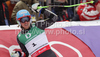Winner Ted Ligety of USA reacts in finish of second run of Men giant slalom race of FIS alpine skiing World Championships in Garmisch-Partenkirchen, Germany. Men giant slalom race of FIS alpine skiing World Championships, was held on Friday, 18th of February 2011, in Garmisch-Partenkirchen, Germany.

