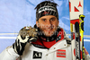 Third placed Philipp Schoerghofer of Austria celebrates his medal won in Men giant slalom race of FIS alpine skiing World Championships in Garmisch-Partenkirchen, Germany. Men giant slalom race of FIS alpine skiing World Championships, was held on Friday, 18th of February 2011, in Garmisch-Partenkirchen, Germany.
