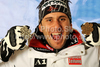 Third placed Philipp Schoerghofer of Austria celebrates his medal won in Men giant slalom race of FIS alpine skiing World Championships in Garmisch-Partenkirchen, Germany. Men giant slalom race of FIS alpine skiing World Championships, was held on Friday, 18th of February 2011, in Garmisch-Partenkirchen, Germany.
