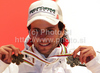 Third placed Philipp Schoerghofer of Austria celebrates his medal won in Men giant slalom race of FIS alpine skiing World Championships in Garmisch-Partenkirchen, Germany. Men giant slalom race of FIS alpine skiing World Championships, was held on Friday, 18th of February 2011, in Garmisch-Partenkirchen, Germany.
