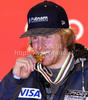 Winner Ted Ligety of USA celebrates his medal won in Men giant slalom race of FIS alpine skiing World Championships in Garmisch-Partenkirchen, Germany. Men giant slalom race of FIS alpine skiing World Championships, was held on Friday, 18th of February 2011, in Garmisch-Partenkirchen, Germany.
