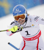 Marlies Schild of Austria skiing in first run of Women slalom race of FIS alpine skiing World Championships in Garmisch-Partenkirchen, Germany. Women slalom race of FIS alpine skiing World Championships, was held on Saturday, 19th of February 2011, in Garmisch-Partenkirchen, Germany.
