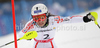 Nastasia Noens of France skiing in first run of Women slalom race of FIS alpine skiing World Championships in Garmisch-Partenkirchen, Germany. Women slalom race of FIS alpine skiing World Championships, was held on Saturday, 19th of February 2011, in Garmisch-Partenkirchen, Germany.
